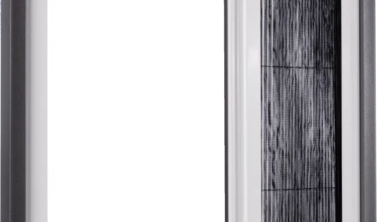 Moderne Insektenschutz-Schiebetür von Warema